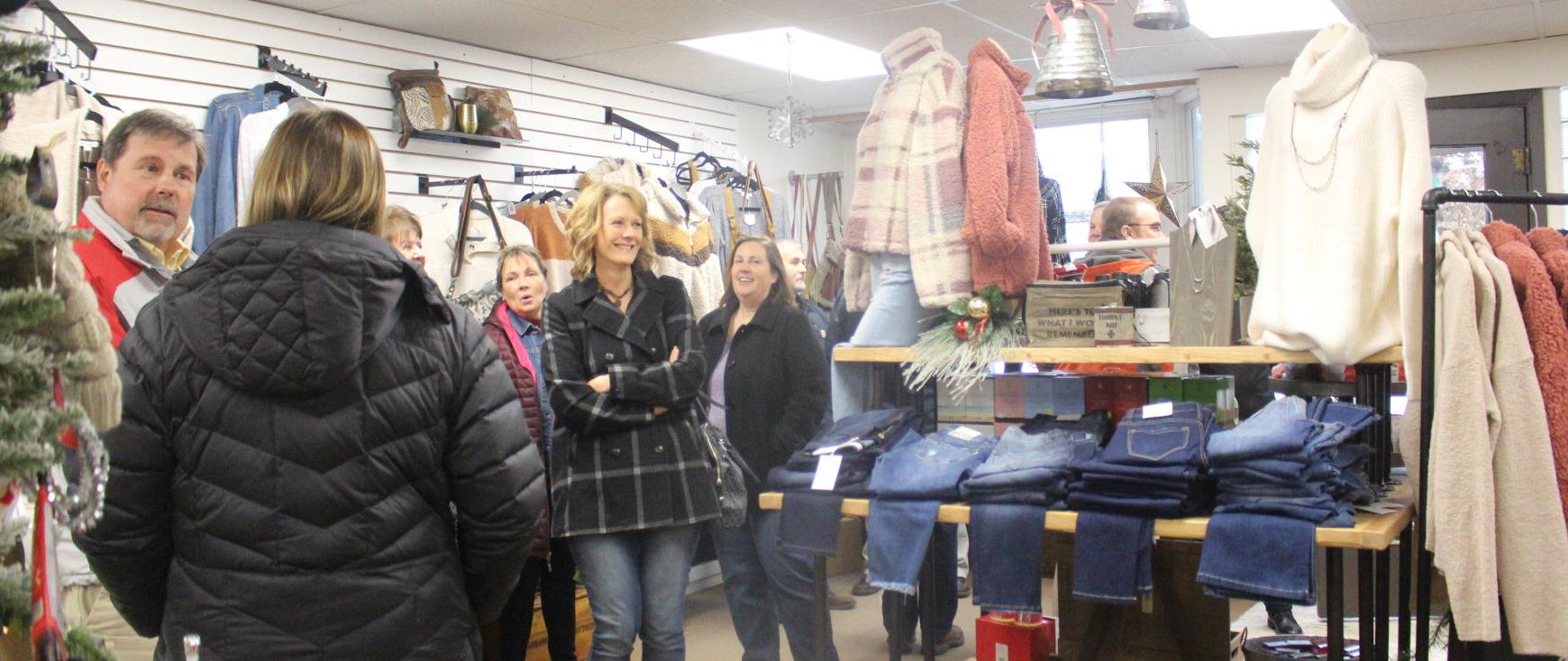 Ribbon cutting at Gyspy Soul
